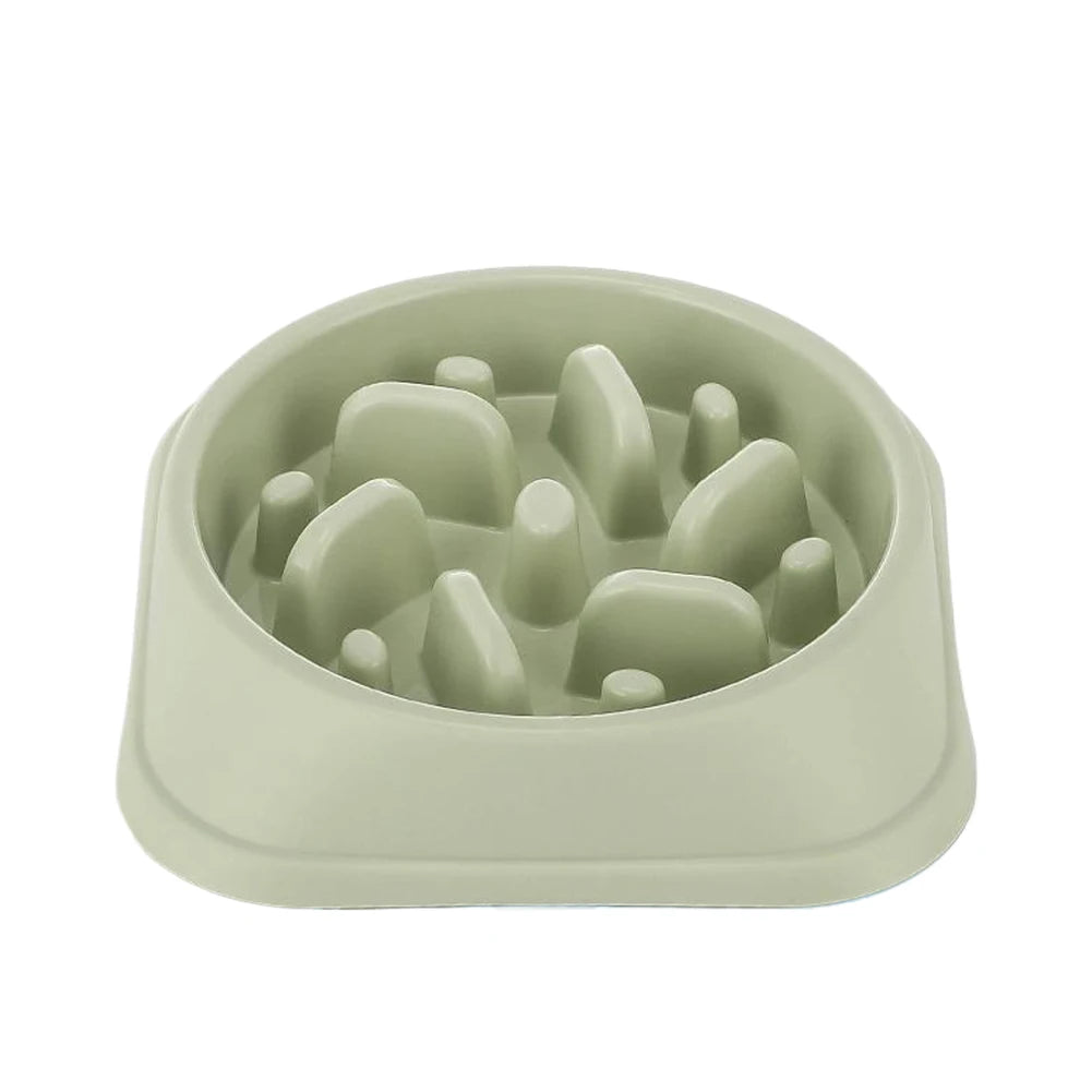 Pet Slow Eating Dish Bowl Anti Choking Dog Slow Feeder Bowl Non-Slip Puzzle Dog Food Bowls for Small Dogs and Cats Fast Eaters