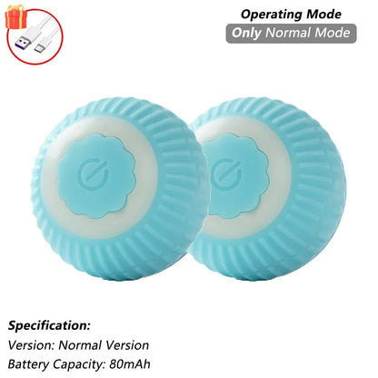 Cat Interactive Ball Training Self-moving Kitten Electric Cat Ball Toys Electronic Automatic Rolling Magic Ball Toys for Cat