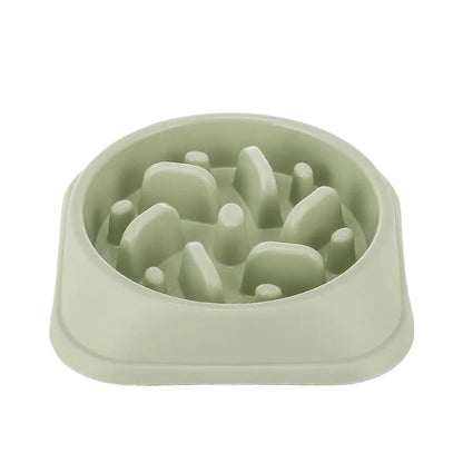 Pet Slow Eating Dish Bowl Anti Choking Dog Slow Feeder Bowl Non-Slip Puzzle Dog Food Bowls for Small Dogs and Cats Fast Eaters