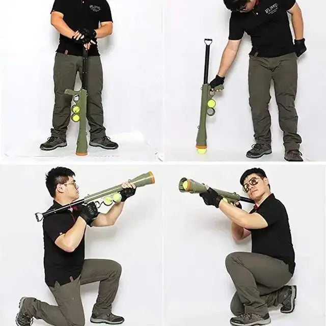 Launch range 12m Automatic Pet Outdoor Training Machine Agility Equipment Fetch Play Toy Tennis Gun Dog Ball Launcher With Balls