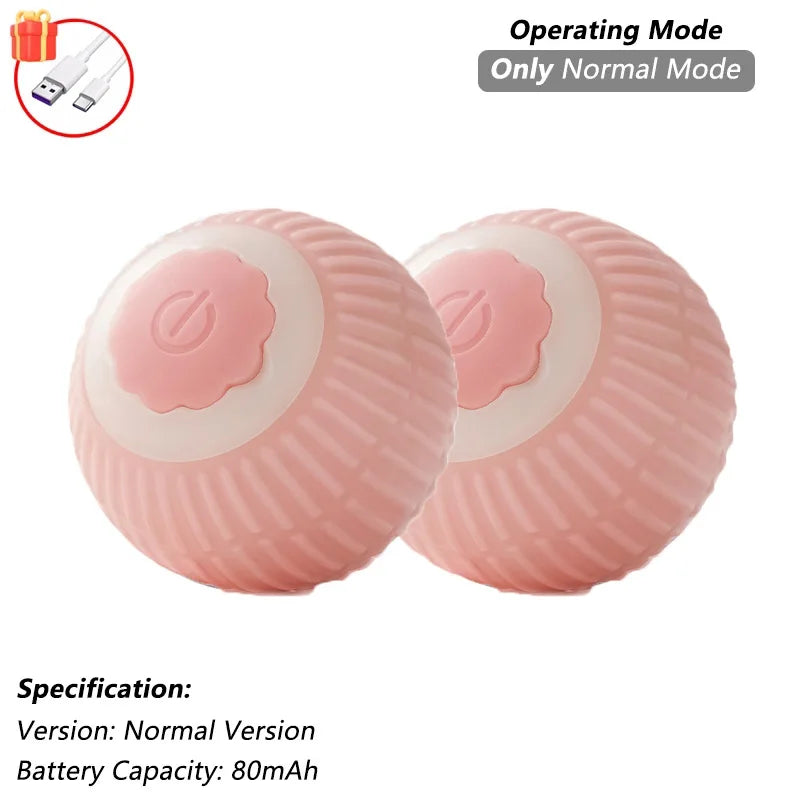 Cat Interactive Ball Training Self-moving Kitten Electric Cat Ball Toys Electronic Automatic Rolling Magic Ball Toys for Cat