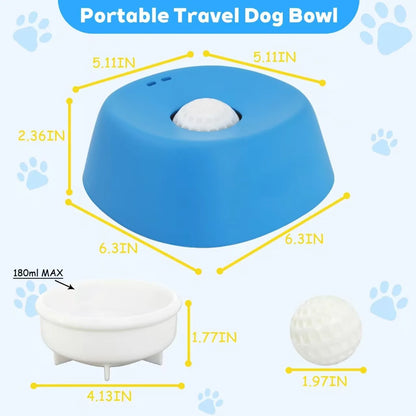 Anti-Choking Slow Feeder Dog Bowl Non-Slip 3/4 Cup - Lick Toy for Liquid Treats Bone Broth Yogurt