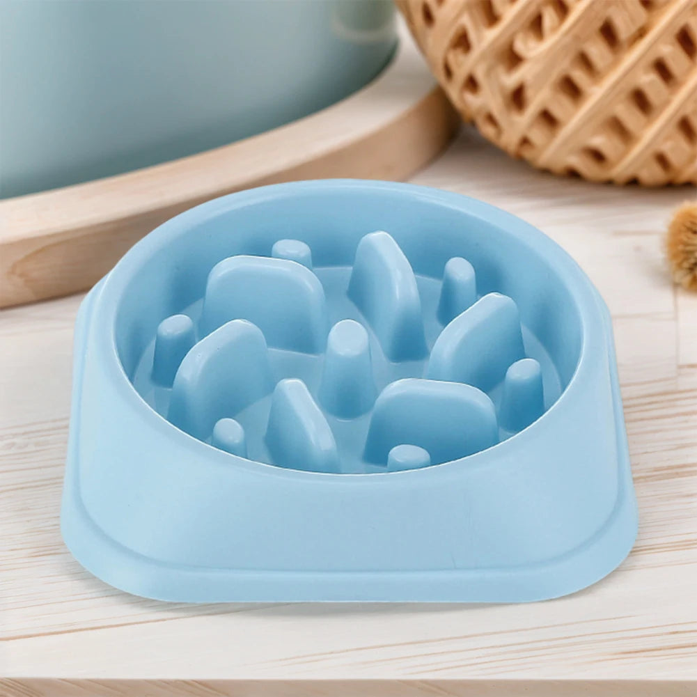 Pet Slow Eating Dish Bowl Anti Choking Dog Slow Feeder Bowl Non-Slip Puzzle Dog Food Bowls for Small Dogs and Cats Fast Eaters