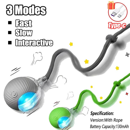 Cat Interactive Ball Training Self-moving Kitten Electric Cat Ball Toys Electronic Automatic Rolling Magic Ball Toys for Cat