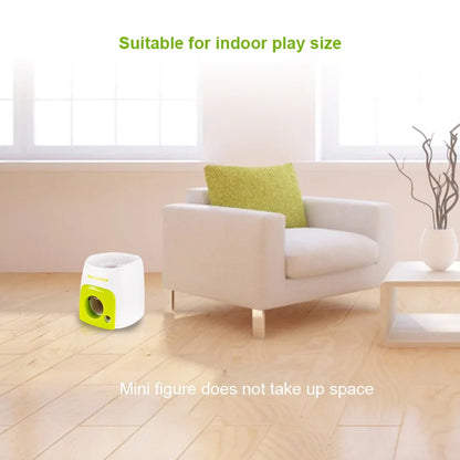 Automatic Dog Ball Launcher with Food Reward - Smart Tennis Ball Thrower Machine for Dogs, Interactive Pet Toy with Chase Traini