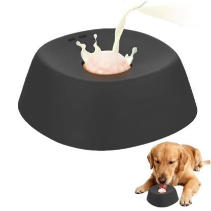 Anti-Choking Slow Feeder Dog Bowl Non-Slip 3/4 Cup - Lick Toy for Liquid Treats Bone Broth Yogurt