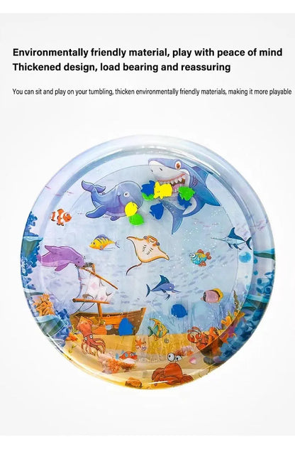 Sensory Water Mat Thickened Inflatable Sea Ocean Water Mat For Cat Pet Supplies Cleaning Cooling Mat Summer Cat Pets Accessories