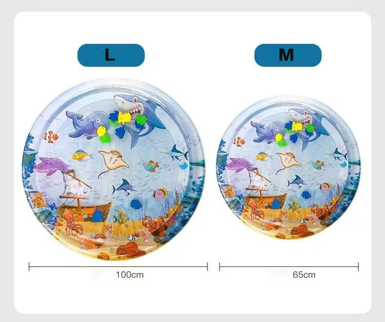 Sensory Water Mat Thickened Inflatable Sea Ocean Water Mat For Cat Pet Supplies Cleaning Cooling Mat Summer Cat Pets Accessories