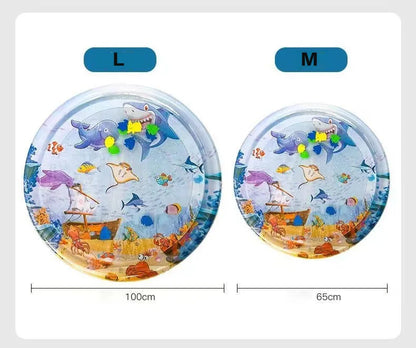 Sensory Water Mat Thickened Inflatable Sea Ocean Water Mat For Cat Pet Supplies Cleaning Cooling Mat Summer Cat Pets Accessories