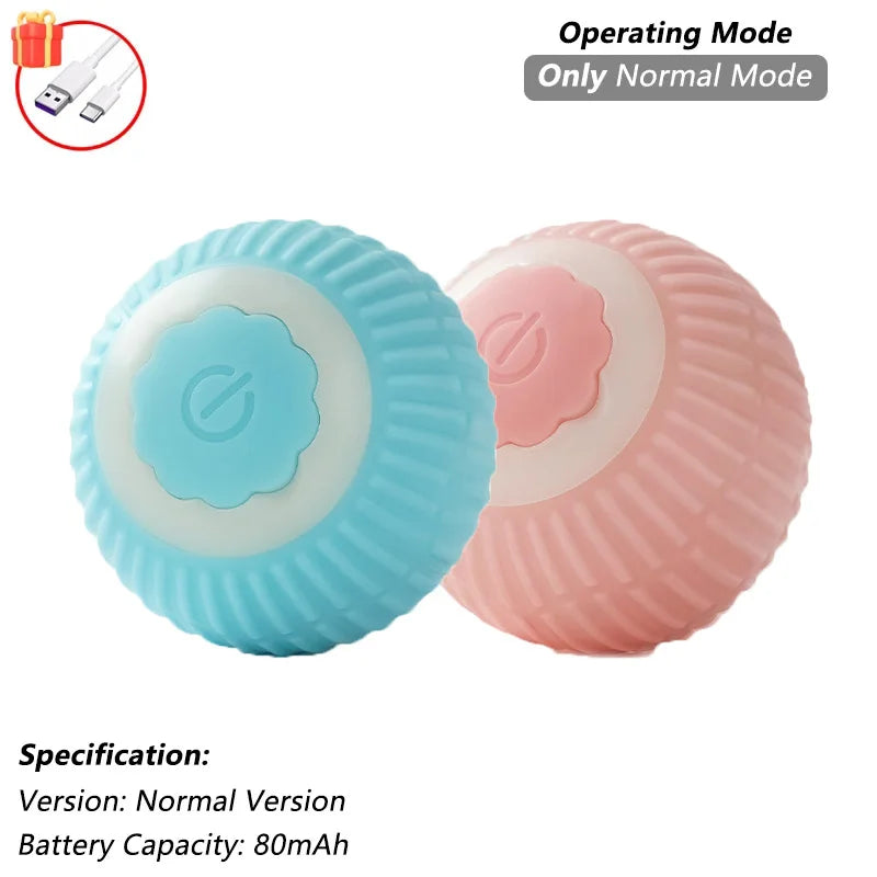Cat Interactive Ball Training Self-moving Kitten Electric Cat Ball Toys Electronic Automatic Rolling Magic Ball Toys for Cat